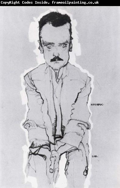 Egon Schiele Portrait of eduard kosmack